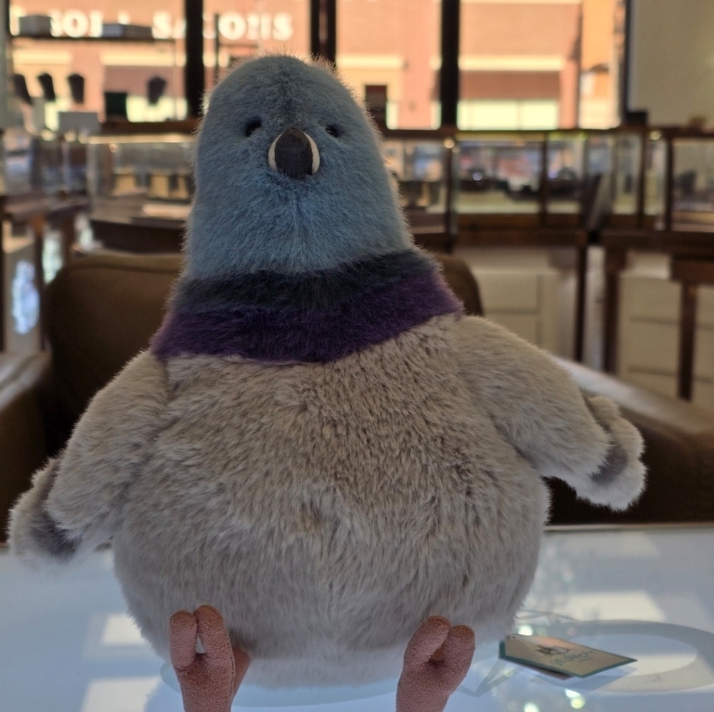 Jellycat Strutton Pigeon - NWT New w Tags NYC FAO Schwarz Exclusive - Authentic